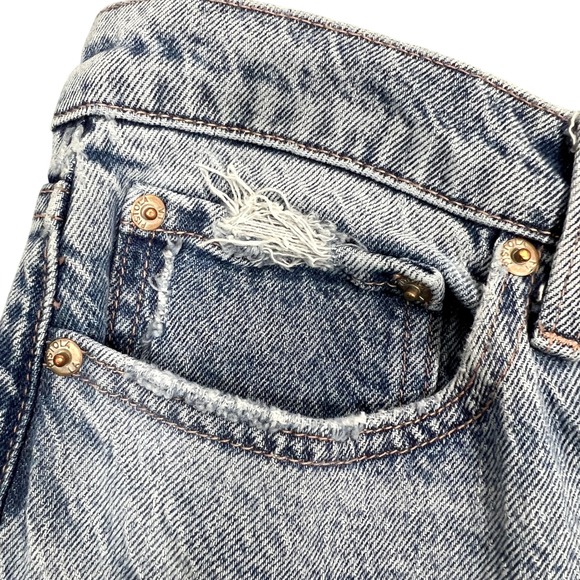 Pistola Lana High-Rise Ultra Wide Leg Jean Plus Sz 33" Petite Break Light Wash - Picture 11 of 14